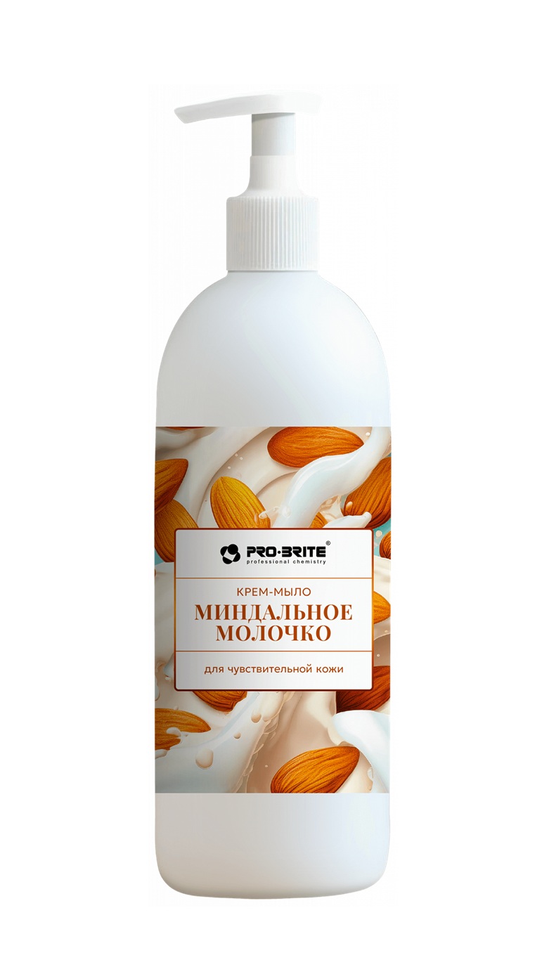 Крем-мыло для чувствительной кожи Миндальное молочко 0,5л, 1613-05