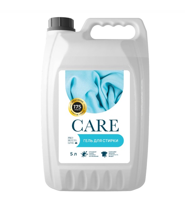 Усиленный гель для стирки тканей всех типов Rinox Care, 5л 