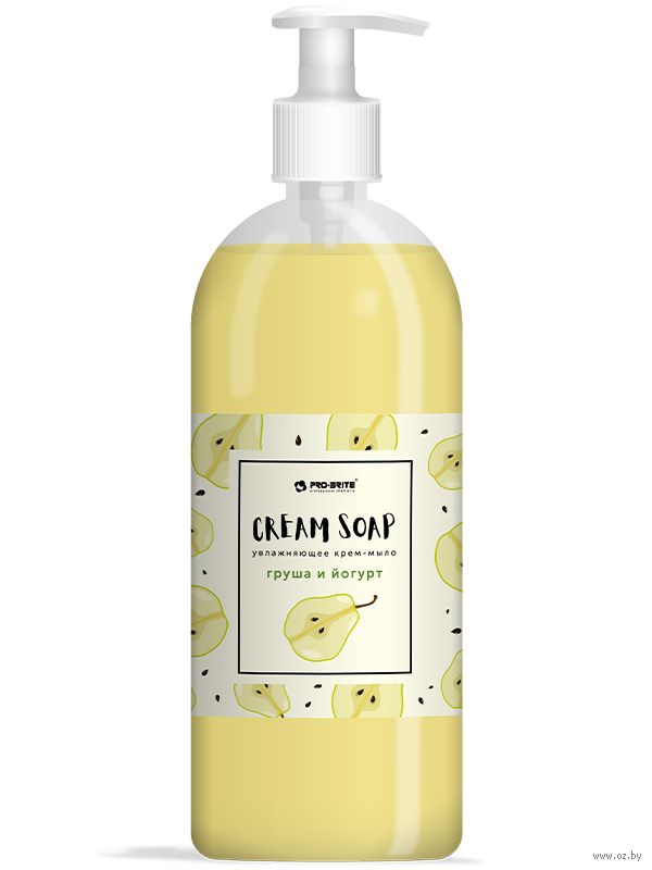 Увлажняющее крем-мыло "Груша и йогурт" 1084-1 Cream Soap, 1 л