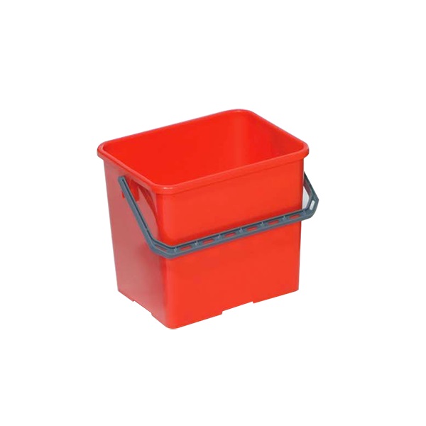Ведро уборочное, 6 л, красное, арт. 2250 R