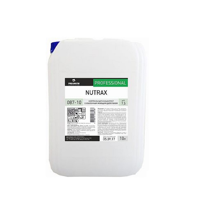 Нейтральный концентрат с усиленным моющим действием 087-10 Nutrax, 10 л