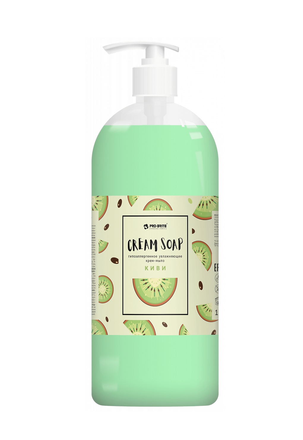 Увлажняющее крем-мыло Cream Soap Киви (Standard) 1л