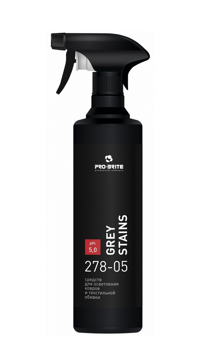 Средство для осветления ковров и текстильной обивки 278-05 Grey Stains, 0,5л 